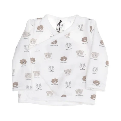 Baby C&A, Strickpullover, Größe: 68, Weiß/Mehrfarbig, Polyester, Sonstiges #2cb - Bild 1 von 4