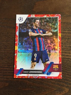 2022-23 Topps Jade Edition ROBERT LEWANDOWSKI New Year 40/150 Barcelona - Image 1 of 2