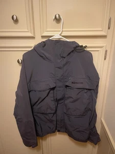 Simms Vintage Wading Fly Fishing Guide Men's Jacket Gore-Tex Navy Blue size M - Picture 1 of 6