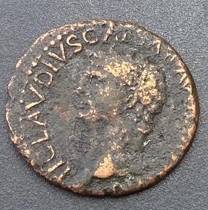 Claudius Roman Coin SC Bronze Coin Lot D7 - Picture 1 of 3