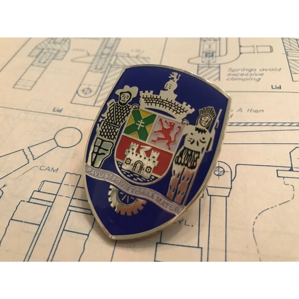 Sao Bernardo VW Volkswagen Hood Crest split kdf okrasa bug Zwitter beetle kdf - Image 1 of 4