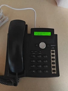 Téléphone VoIP Snom 300 IP mis à jour/réinitialisé - Noir - Photo 1/4
