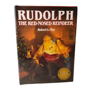 Rudolph Das Rentier mit der roten Nase Buch Robert L Mai 1967 Golden Anniversary EUC - Bild 1 von 10