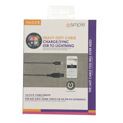 OEM NEW 2015-2023 Buick Cadillac Chevrolet GMC USB To Lighting Cable 19368580 - Image 1 of 4