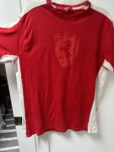 Ferrari Scuderia Mens Bright Red Tee Shirt XL - Picture 1 of 7