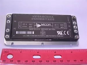 Vicor V375A48C600A 375Vin / 48Vout / 600Watts DC-DC Converter Module - Picture 1 of 1