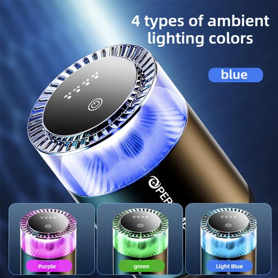 2025 Smart Projection Car Aromatherapy Machine Car Ligh↑ Airs Ambient E3B0 F7J7 - Image 1 of 4