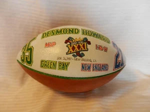 Desmond Howard Green Bay Packers Super Bowl XXXI MVP Presentation Game Ball 1/12 - Picture 1 of 4