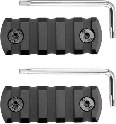 Ml0k Picatinny Rail, 2 Pack 5 Slot M-L0k Aluminum Picatinny Rails Section  - Image 1 of 4