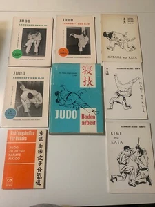 Lot of (8) Judo books from Germany with inserts 1960’s - Picture 1 of 13