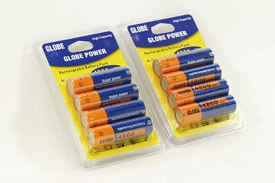 ★ ★ ★ 8X BATTERIE SET AA 4800 MAH MIT HOHER KAPAZITÄT WIEDERAUFLADBAR NI-MH WARE - Bild 1 von 2