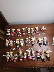 Vintage Kurt Adler Hershey's Wooden/Ceramic Ornaments 2000-2005 With Tags - Picture 1 of 23