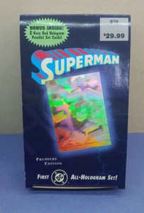 EMPTY BOX 1996 SkyBox Superman Holo Series Premiere Edition Trading Cards BOX - Picture 1 of 6