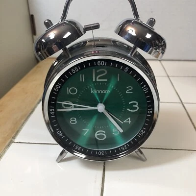 Kannore Twin Bell Alarm Clock Battery Operated - Image 1 of 4