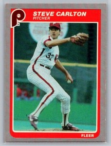 1985 Fleer Steve Carlton  246 Philadelphia Phillies