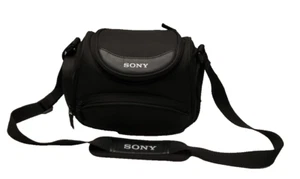 Sony Carrying Case Camera Camcorder Shoulder Strap LCS-CSH Soft Sided Pockets - Picture 1 of 15