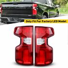 2Pcs Led Tail Lights Rear Taillamps Rh+Lh For 2019-2021 Chevy Silverado 1500