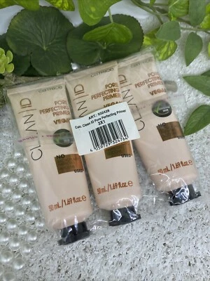 Catrice Clean ID Pore Perfecting Primer Vegan for Sensitive Skin 3 x 50ml *neu* - Bild 1 von 3