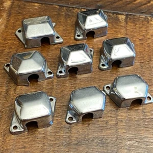 Vintage 1970s Teisco Univox Greco MIJ Chrome Guitar Tuner Caps - Picture 1 of 1