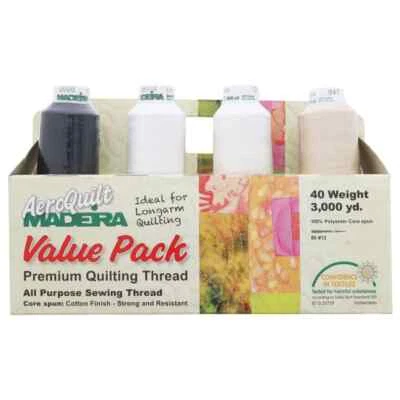 Madeira Aeroquilt Thread Pack (8 Cones) - Neutral - Image 1 of 3