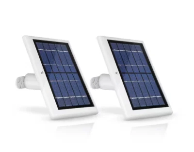 Wasserstein Ring Spotlight Cam/Ring Stick Up Cam Battery White Solar Panel 2-Pk