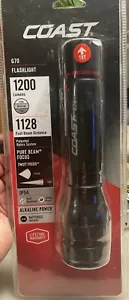Coast G70 Flashlight 1200 Lumens IP54 Pure Beam Focus 1128 Ft. Beam Distance NEW - Picture 1 of 8
