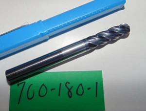 NEW SGS T75281BTA Carbide Ball End Mill 10mm dia, 35mm LOC, 100mm OAL, 4FL AlTiN - Picture 1 of 3