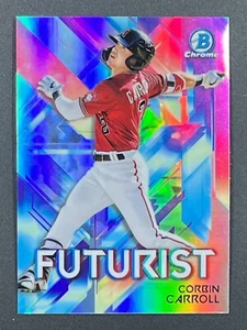 CORBIN CARROLL 2021 Bowman #FUT-CC Futurist Refractor Arizona Diamondbacks - Picture 1 of 2