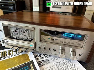 Pioneer CT-F750 Audiophile AutoRev Cassette Deck reparado + 30 días de garantía - Imagen 1 de 15