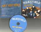 WAKEFIELD Say you Will PROMO Radio DJ CD single USA  2003 GOOD CHARLOTTE Drummer