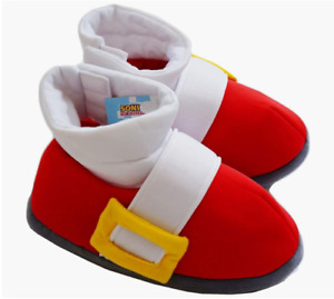 Sonic the Hedgehog Red Running Shoes Plush Cosplay Slippers | One Size