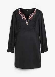 Neu 2-in-1 Umstandskleid mit versteckter Stillfunktion Gr. 38 Schwarz Mini-Kleid - Bild 1 von 1