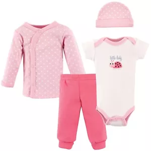 Luvable Friends Baby Girl Cotton Preemie Layette Set, Little Lady, Preemie - Picture 1 of 1