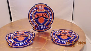 3 NEW YORK KNICKS (est. 1946) Embroidered Sew-On 4.25" x 4.75" NBA Patch -NWOT - Picture 1 of 2