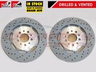 FOR ALFA ROMEO GIULIA QUADRIFOGLIO STELVIO Q4 FRONT OE DRILLED BRAKE DISCS 360mm