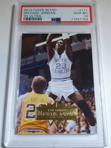 2012 Fleer Retro Michael Jordan #1 - PSA 9 (LOW POP) - Picture 1 of 2