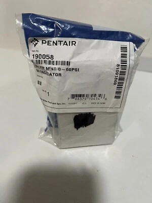 GENUINE FACTORY Pentair 190058 Pressure Gauge Clean & Clear Pool Filter FNS Plus - Image 1 of 3
