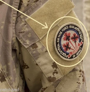 CANADIAN AIR TASK FORCE-IRAQ BOMBING OF ISIS vêlkrö INSIGNIA: ⭐OPERATION IMPACT⭐ - Picture 1 of 12