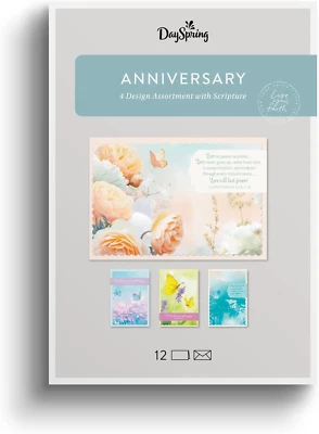 -周年纪念蝴蝶 - 4 种花卉蝴蝶设计分类带经文 — 第 1/4 张图片