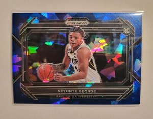 2023 PANINI PRIZM DRAFT PICKS KEYONTE GEORGE #09/99 BLUE ICE PRIZM RC VARIATION