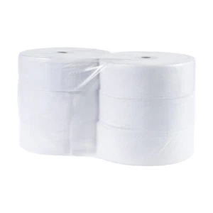 Jumbo-Toilettenpapier, Toilettenpapierrollen, 2-lagig, Recycling, 380m, 6 Stück - Bild 1 von 8