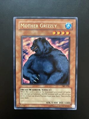 Yu Gi Oh Mother Grizzly Srl-090 Rare Eng near Mint - Image 1 of 2