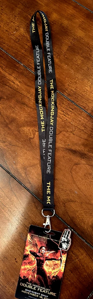 Hunger Games Double Feature 2013 Theater Lanyard & Laminate Catching Fire - Image 1 of 1