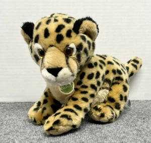 Aurora Babys schwarz geflecktes Leopardenjunges 9 Zoll Plüschtier Stofftier - Bild 1 von 5