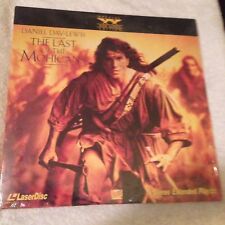 The Last of the Mohicans Daniel Day Lewis 12” Laserdisc Widescreen movie H6