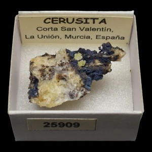CERUSITA (Corta San Valentin, La Union, Murcia) #25909 / Cerussite - Foto 1 di 1