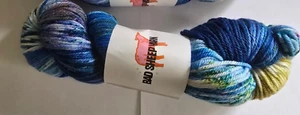 NEU! Bad Sheep Yarn Starry Night Worsted 100%Super Wash Merinowolle EINGESTELLT - Bild 1 von 3