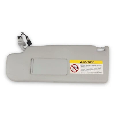Viseira solar lateral esquerda para motorista Volkswagen Jetta 1999-2004 cinza iluminado - Imagem 1 de 4