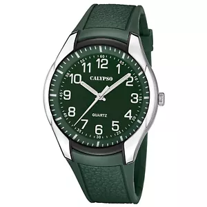 CALYPSO Orologio Da Uomo Al Quarzo Verde K5843/3 - Foto 1 di 3