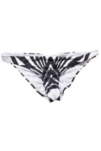 Bar III Black White Prism Cheeky Hipster Bikini Bottom S - Picture 1 of 3